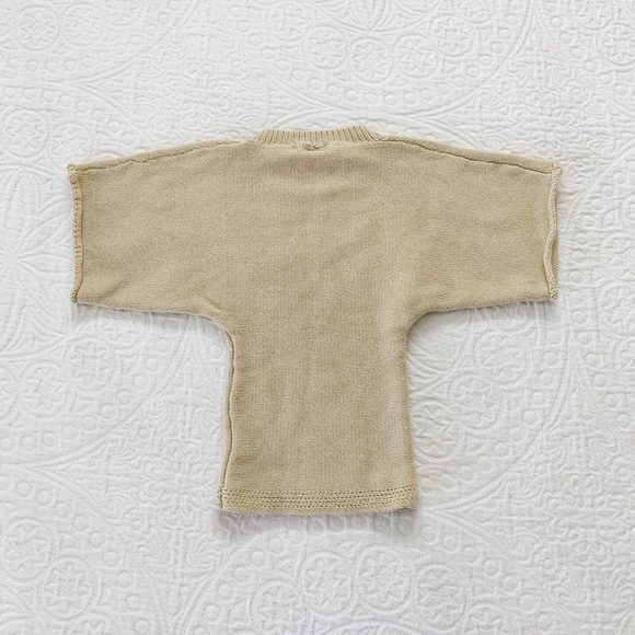 Oat & Co‎ Girls Sand Oversized Knit Tee (Fits Sz 2-3) - Picture 4 of 6